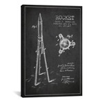 Jacob J. Detwillee Rocket Patent Sketch (18"W x 26"H x 0.75"D)