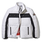 Snocross Biker Jacket // White (M)