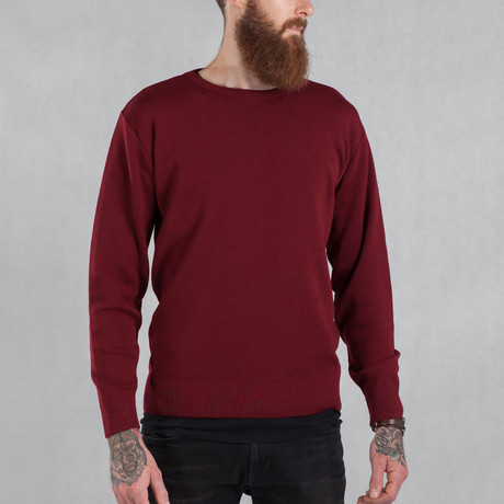 The Duncan Sweater // Burgundy (S)