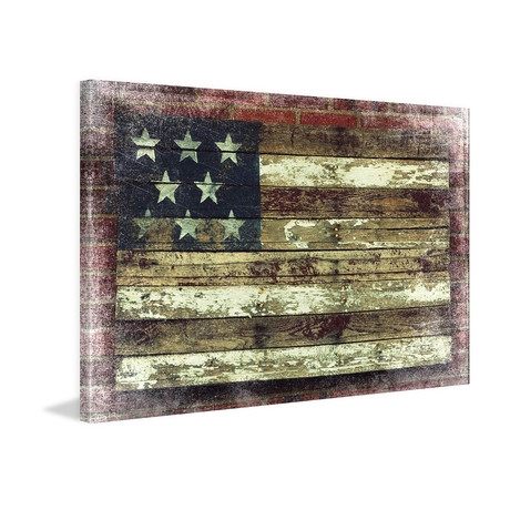 Rugged Glory Painting Print // Wrapped Canvas (18"W x 12"H x 1.5"D)