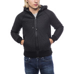 Giubbini Hoodie // Less Black (S)