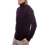 Zip Logo Sweater Jacket // Bordeaux (Euro: 50)