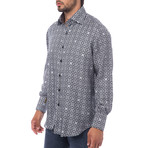 Flavio Relaxed Fit Shirt // Black Tile (43)
