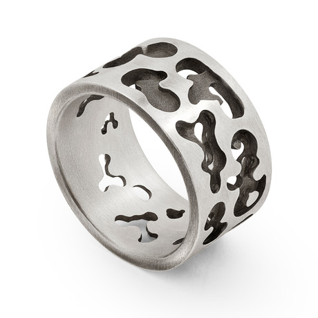 Camouflage Ring // Sterling Silver (Size 8)