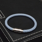 Aqua Grey Bracelet Set // 4 Pack