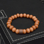 Wood + Leather Bracelet Set // 3 Pack