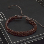 Black + Brown Bracelet Set // 3 Pack