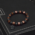 Black + Brown Bracelet Set // 3 Pack