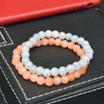 Peach Bracelet Set // 3 Pack