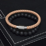 Cream + Lava Bracelet // Set of 3