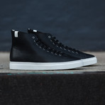 Hi Top Sneaker // Black (Euro: 44)