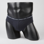 Logo Brief // Navy + Grey // Pack of 2 (XL)