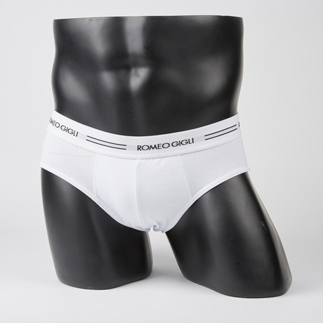Stripe Logo Brief // White + Black (S)