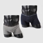 Boxer Brief // Navy + Grey // Pack of 2 (2XL)