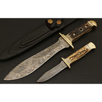 Damascus Bowies // BK29 // Set of 2