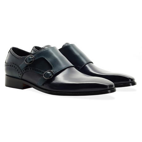 Embassy Monkstrap // Petrol + Blue (UK: 7)