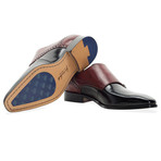 Embassy Monkstrap // Black + Bordeaux (UK: 7)