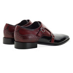 Embassy Monkstrap // Black + Bordeaux (UK: 7)