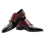 Embassy Monkstrap // Black + Bordeaux (UK: 7)