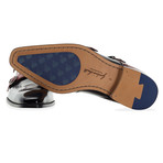 Embassy Monkstrap // Black + Bordeaux (UK: 7)