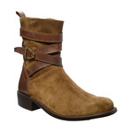 Stead Suede Strappy Boot // Espresso (US: 10)