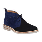 Luca Linen + Suede Chukka // Navy (US: 11.5)