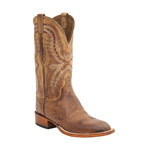 Burnished Smooth Ostrich Horseman Boot // Brown (US: 11)