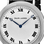 Ralph Lauren Slim Classique Platinum Manual Wind // RLR0114700