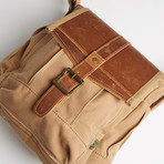 Turtle Ridge Canvas Crossbody // Camel