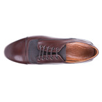 Cap Toe Dress Shoe // Coffee (Euro: 42)