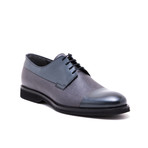 Pebbled Cap-Toe Derby // Grey (Euro: 41)