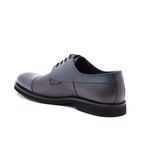 Pebbled Cap-Toe Derby // Grey (Euro: 41)