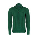 Zip-Up Pullover // Green (L)