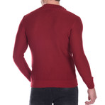 Argyle Pullover // Bordeaux (S)