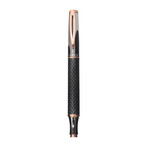 Carbon Fiber Ballpoint Pen // Rose Tone (Twist Point)