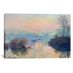 Sunset on the Seine at Lavacourt // Clade Monet // 1880 (18"W x 26"H x 0.75"D)