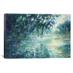 Morning on the Seine, near Giverny by Claude Monet (12"H x 18"W x 1.5"D)