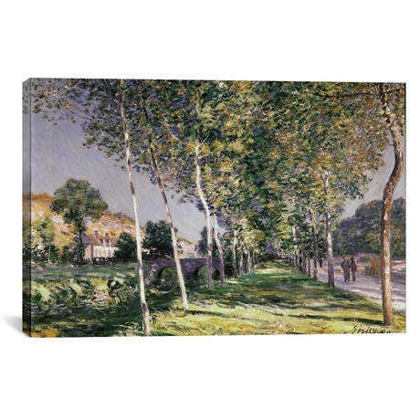 The Walk // Alfred Sisley // 1890 (18"W x 26"H x 0.75"D)