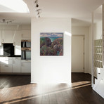 Block of Rocks at Port-Goulphar // Claude Monet // 1886 (18"W x 18"H x 0.75"D)