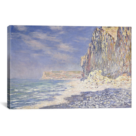 Cliff Near Fecamp // Claude Monet // 1881 (18"W x 26"H x 0.75"D)
