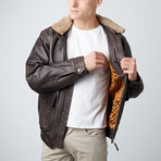 Aviateur Jacket // Brown  (S)