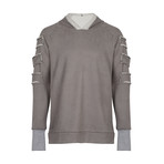 Jamal Strips Fleece // Grey (S)