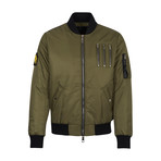 Spleen Triple Zip Bomber // Khaki (XL)
