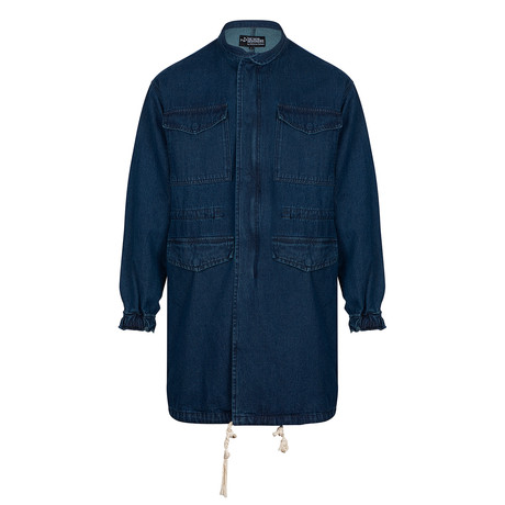 Simon Corded Denim Jacket // Blue Denim (S)