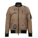 Cooper Patch Bomber Jacket // Apricot (XL)