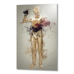C-3PO // Aluminum Print (16"W x 16"H x 0.2"D)