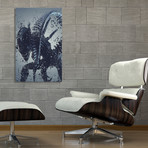 Alien Warrior Version 2 // Stretched Canvas (16"W x 24"H x 1.5"D)