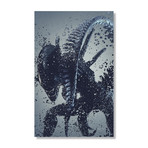 Alien Warrior Version 2 // Stretched Canvas (16"W x 24"H x 1.5"D)