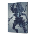 Alien King // Stretched Canvas (16"W x 24"H x 1.5"D)