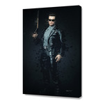 Terminator // Stretched Canvas (16"W x 24"H x 1.5"D)